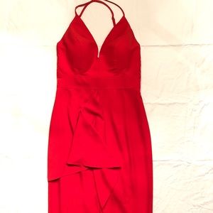 Jarlo floor-length backless gown